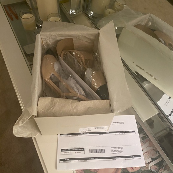 Marc Fisher Laynie Slingback Block Heel Pumps BNIB - Picture 2 of 14